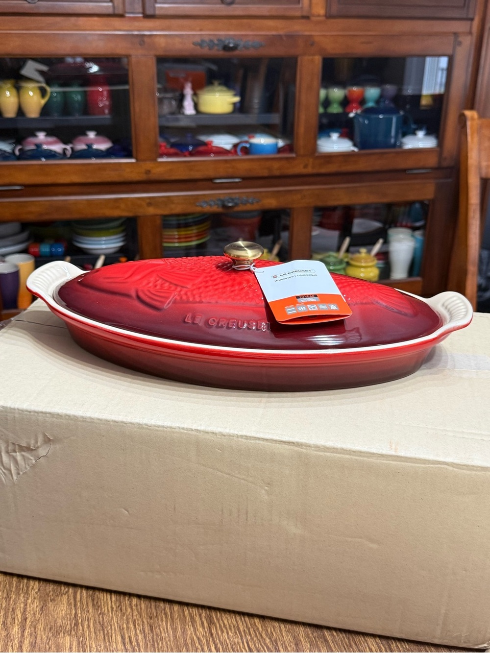 Le Creuset Red Oval Fish Baker